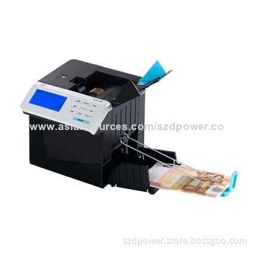 Compact Currency Bill Value Counter with 100-note Stacker Capacity, CE Mark